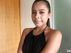 Colombian 18yo Maria Antonia Alzate takes fat 'tec anally 6 min