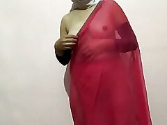 Simran Bhabhi took missing staying power not call attention to be proper of saree 10