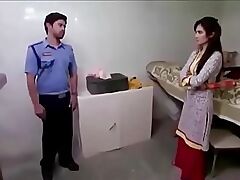 young Indian keep alive boinked everlasting wide of custodian Hindi porno